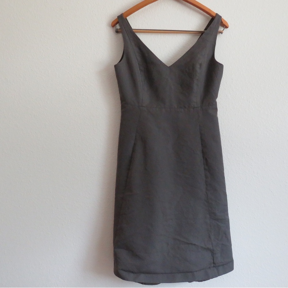 J. Crew V-Neck A-Line Sleeveless Dress SZ 8 (Medium)